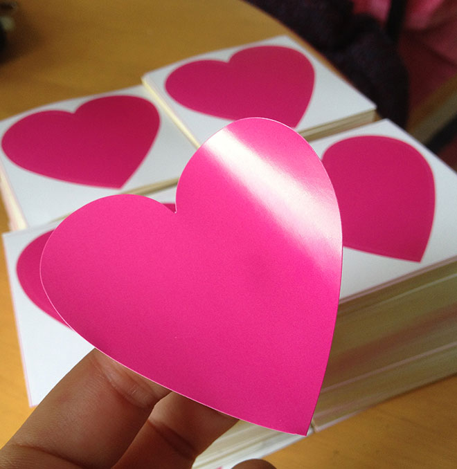 custom die cut stickers