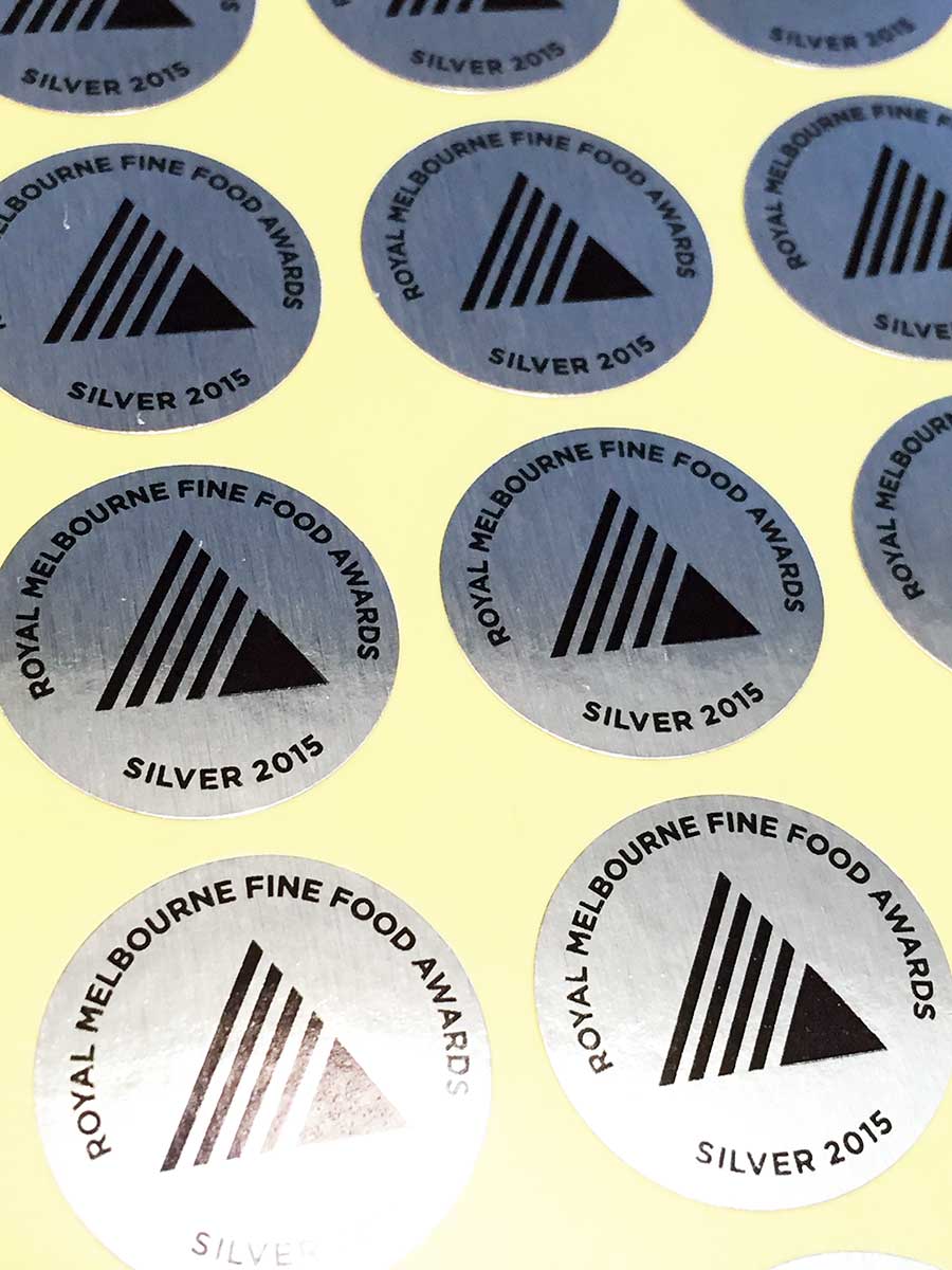 Silver Stickers for Awards