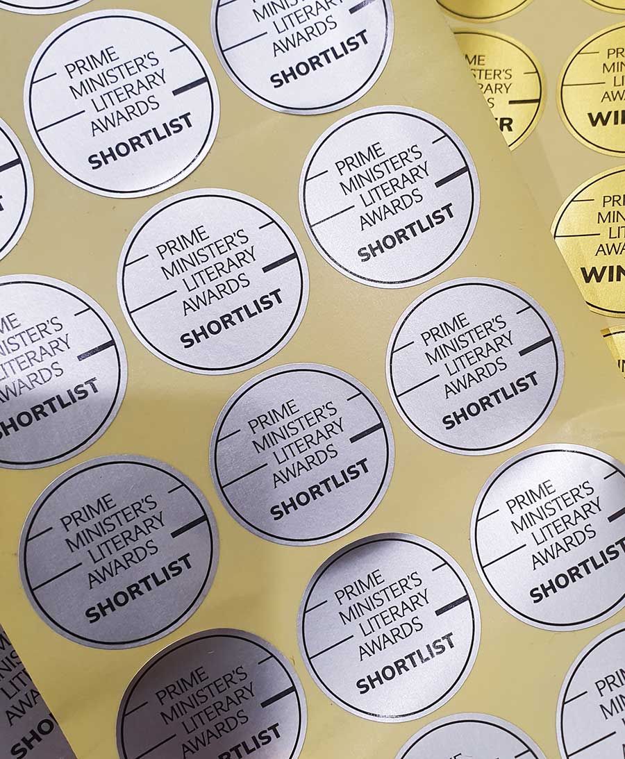 Silver Award Stickers