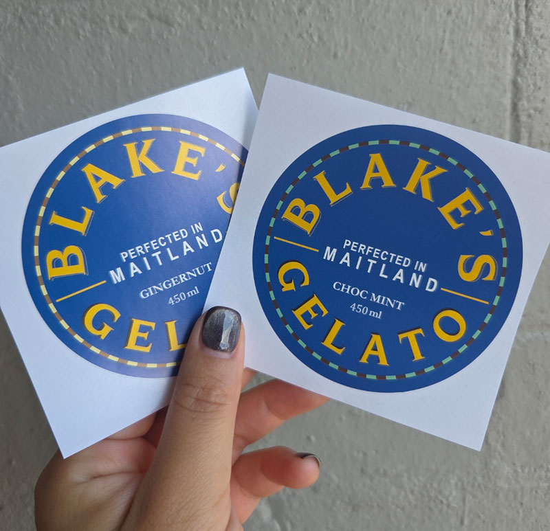 gelato labels