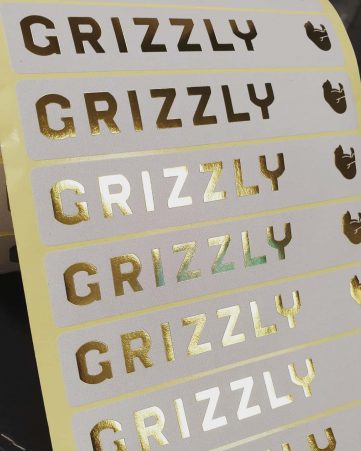 gold foil stickers