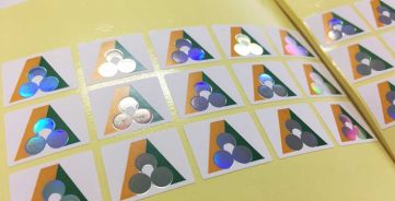 Foil stickers